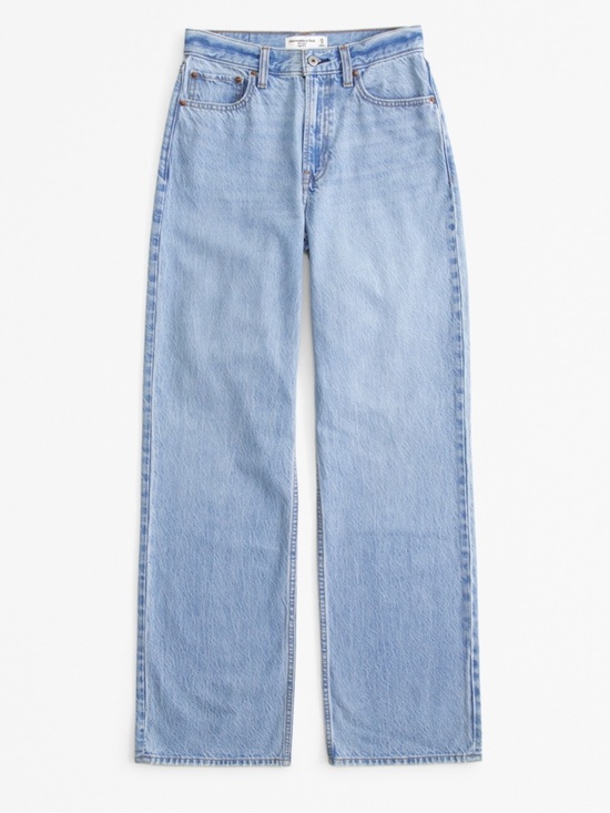 Abercrombie & Fitch Denim - Abercrombie & Fitch - High Rise Loose Jeans - 26/2 Extra Long
